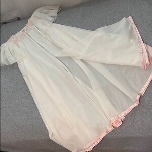 Vintage Eyeful Robe House Coat Medium Romantic Fairy Grunge Cottagecore Glam